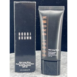 Bobbi Brown Skin Long Wear Fluid Powder Foundation SPF 20 C084 ALMOND 1.4 oz NIB
