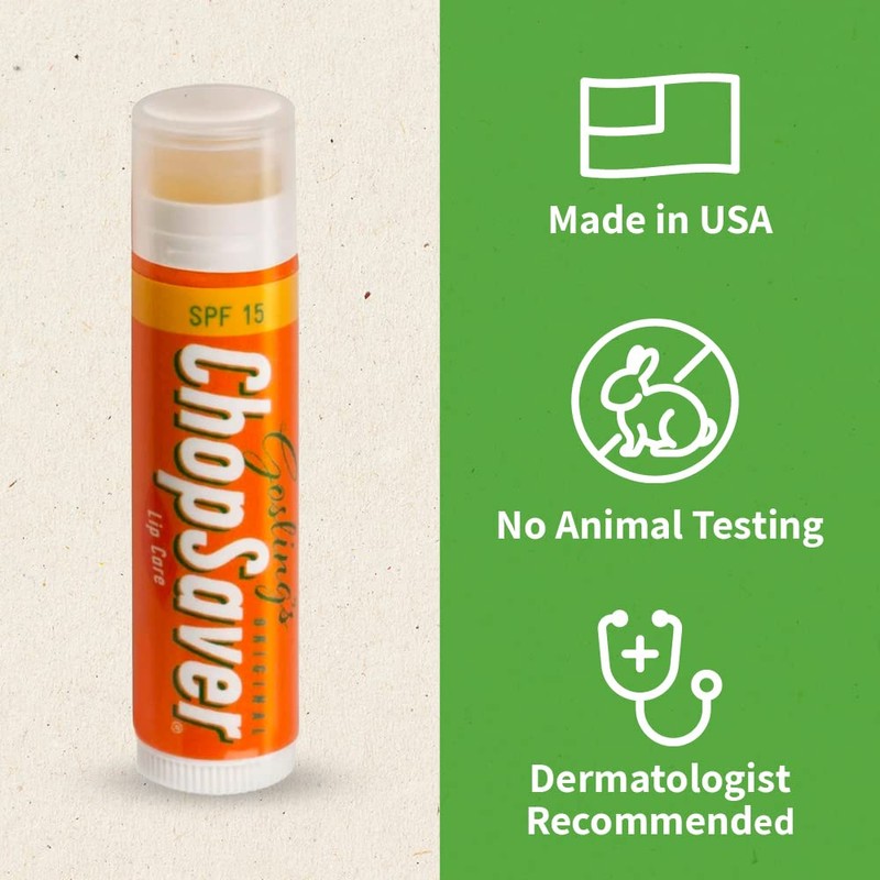 Goslings Original ChopSaver SPF 15 Lip Care, All Natural Lip