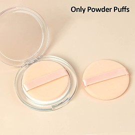 Kakalote Borlas Maquillaje Redondas Polvos Faciales Cinta Borla Corporal Terciopelo Suave Sueltos Corporales Base Unidades Albaricoqu