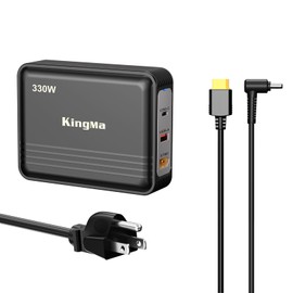 330W GaN Laptop Charger, 3-Port ROG FX50 Computer Desktop Charger PD 3.0 Fast Charging Adapter for Gaming and Engineering laptops Compatible with FX53/ZX50/K550/N550/A550/N551/FX63