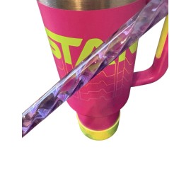 amber.orchid951 3-12” 40oz Tumbler Straws-Neon Green/purple/B