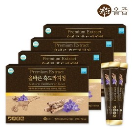 Oljuup 올바른 흑도라지청 30포 x 4세트 Correct Black Bellflower Extract 30 Packs x 4 Sets