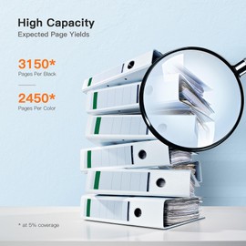 E-Z Ink Compatible Replacement for Toner Cartridge for HP 206X 206A Toner Cartridges 4 Pack High Yield to Use with HP Color Pro MFP-M283fdw M283cdw Pro M255dw M283 M255 (BCMY 4 Pack)