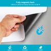Bafumiu A3 Magnetisches Whiteboard für Kühlschrank, Weiße Magnettafel Küche, Abwischbare