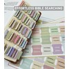 Bible Tabs for Christian Gift,Bible Index Tabs for Women Men,75Pcs