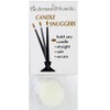AzureGreen Candle Snugger - Ivory Metal Candle Holder Accessory -