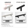 10 Pack Brushed Satin Nickel knurled Cabinet Pulls,6.3 Inch(160mm) Hole