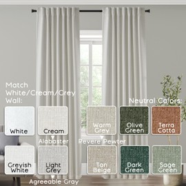 PANELSBURG 96 Inch Curtains 2 Panel Set,8FT Long Blackout Room Darkening 8 FT Floor Length Curtains for Bedroom