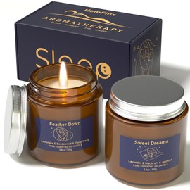 HomFilix Scented Candles Gifts for Women, Aromatherapy Luxury Candles Gifts for Women, Natural Organic Soy Wax Relaxing Lavender Candles, Perfect Bath, Birthday, Mother’s Day Gifts for Her