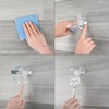 Linkidea 3 Pack Shaver Holder for Shower, Wall Mounted Suction
