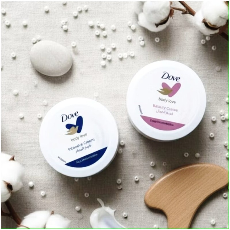 100% Original Dove Body Love Beauty & Intensive Care Rich