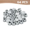 sourcing map 64PCS 12mm(1/2") Light Gray Plastic Hole Plugs, Flush
