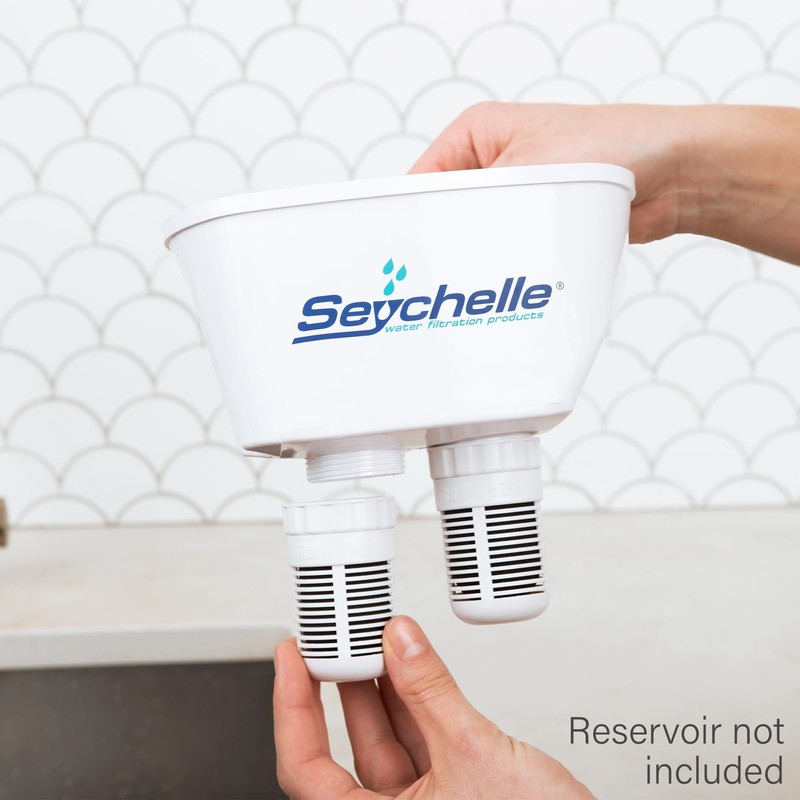 Seychelle pH2O Alkaline Water Filter Pitcher Replacement - 2 Pack