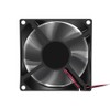 2Pcs 5V 3.14in 0.98in 80mm x 80mm x 25mm DC