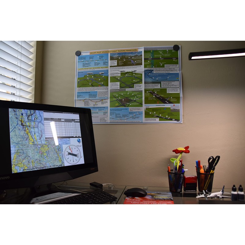 FTS PRIVATE PILOT VISUALIZED FLIGHT TRAINING MANEUVERS (Poster, Size 27