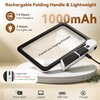 Magnifying Glass for Reading: 5X10X Rechargeable Large Light Book Magnifier