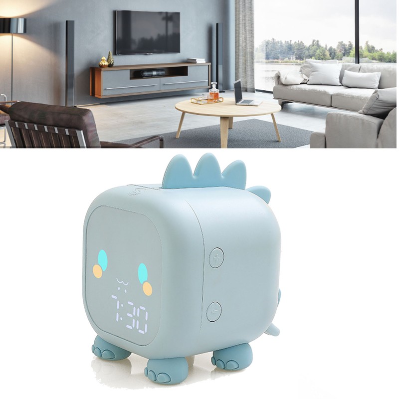 Digital Clock Intelligent Cute Fun Dragon LED Silicone Cartoon Bedside