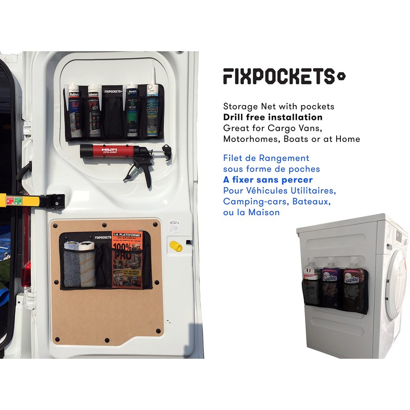 easysac FixPockets - Storage net in the form of pockets