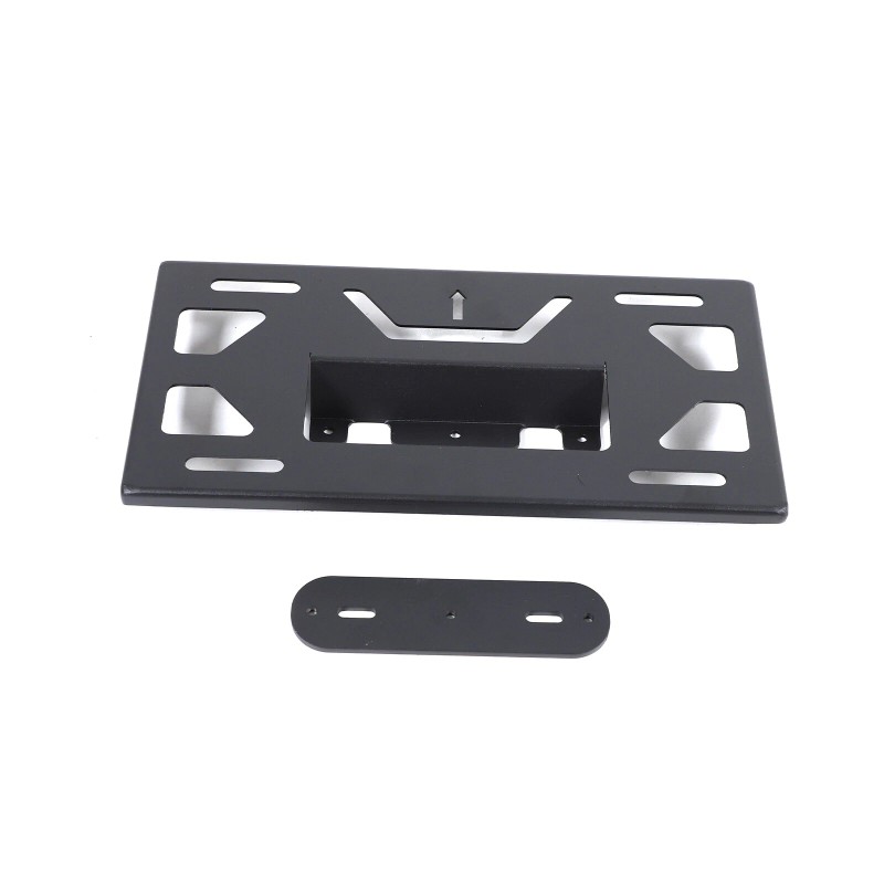 carpart2021 Front Bumper Tow Hook License Plate Mount Bracket For