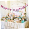 jojofuny 2pcs Birthday Party Bunting Wedding Bunting Tool Vintage Style