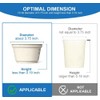 SOPHICO Organizer for Fridge, 4 Capacity Sliders for Refrigerator, Yogurt