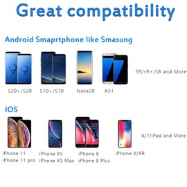 USB Digital Microscope - XRR Handheld 50-1000x WiFi Microscope, Magnification Endoscope Camera 8 LED Mini Video Camera for Android Phone, Windows 7/8/10 Mac Linux