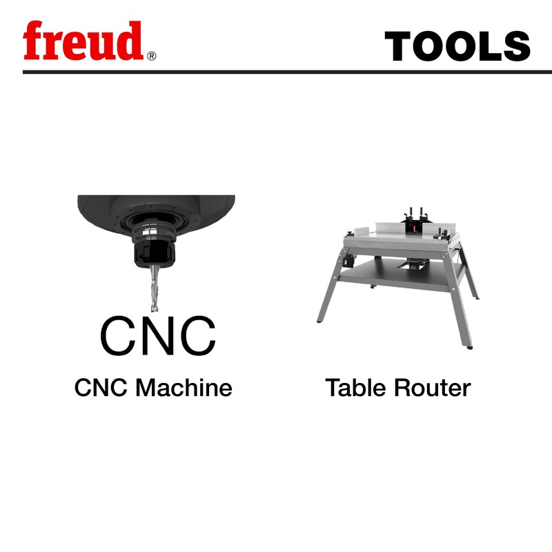 Freud 99-037: 1-3/8" (Dia.) Finger Joint Bit with 1/2" Shank