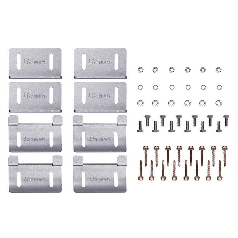 Renogy Solar Panel Mounting Curved Z Bracket-Set of 4 for