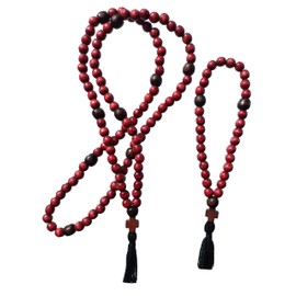 2pcs Prayer Rope Orthodox Christian Wooden Chotki 30 100 Knots with Cross Pray Set Red