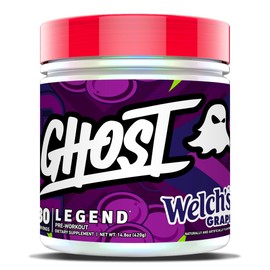 GHOST Legend V3 - Polvo de preentrenamiento, Lemon Crush, 30 porciones, preentrenamiento para hombres y mujeres con cafeína, L-citrulina y beta...    