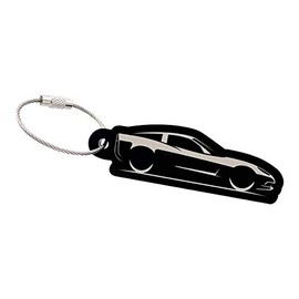 Boostnatics Acrylic Keychain Keyring compatible with Corvette (C6) Key Fob