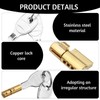Batheidon 2 x 50mm Steel Coupler Locks Compatible with Earth,