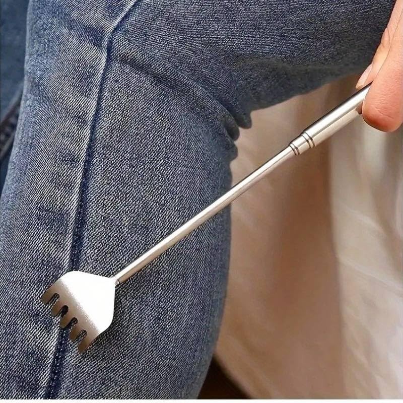 2 x Chrome Plated Telescopic Extendible Back Scratcher, Pen Style