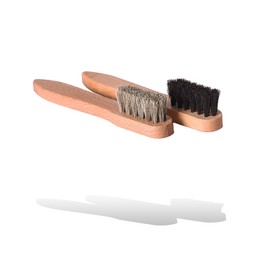Valentino Garemi Shoe Polish Applicator Brush Set | Dauber Leather Footwear Creamer | Genuine Horse Hair Made in Germany