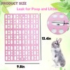 8 Pcs Rabbit Feet Pad Plastic Bunny Cage Floor Mat