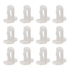 sourcing map Plastic Shelf Support Pegs,5mm Shelf -Locking,Mini Cabinet Shelf