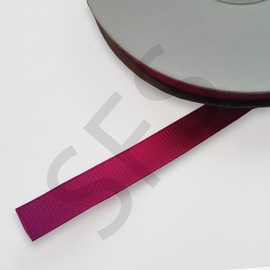 Bountiful Harvest 25m full reel woven edged Grosgrain Ribbon - 10mm (3/8") width (Cerise)