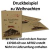 50 x Vintage Kraft Paper Folding Cards DIN B6 120