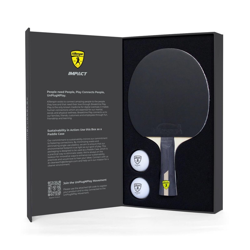 Killerspin Impact D2, Table Tennis Paddles, Table Tennis Racket, Ping