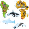 Larsen A34 Animals of the World Swedish Edition Frame Puzzle
