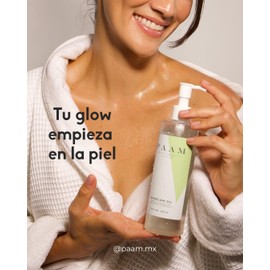 PAAM | SkinGlow Oil – Aceite Corporal Hidratante y Regenerador, Aloe Vera y Vitamina E, aceite corporal de rápida absorción, deja tu piel suave y luminosa sin dejar residuos 300 ml