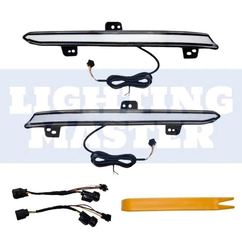lighting_master Clear Rear Bumper LED Reflector Fits Honda Accord 2018-2022