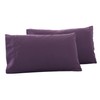 Microfiber Queen Bed Pillowcases 2 Pack, Super Soft Bed Pillow
