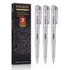 Silver Gel Pen Set, 1mm Fine Point Silver Ink Pen,
