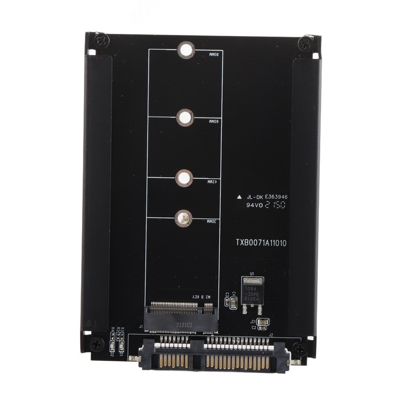 Conversion Card M.2 to SATA3.0 Expansion Bkey Adapter SSD Solid