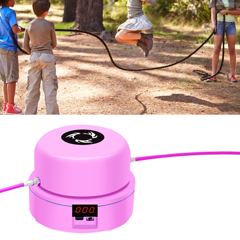 Jump Rope Machine Adjustable 1‑10 Speed Level Wireless Remote Control