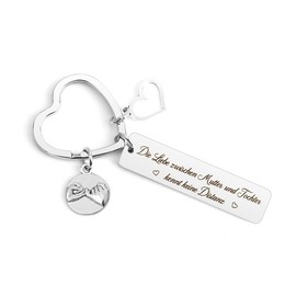 Prrivnix Mother's Day Gifts For Mum Keyring Mum Gifts For Mum Best Mum Gift Christmas Day Gifts For Mother, The love between mother and daughter knows no distance