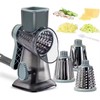 Amayz Infinit Rotary Cheese Grater – 3-in-1 Slicer, Shredder &
