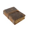Leather Journal-Vintage Leatherbound Journal - Handmade Antique Deckle Edge Paper