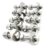 FULLERKREG Hexagonal Screws with Nut and Washer A2 Stainless Steel